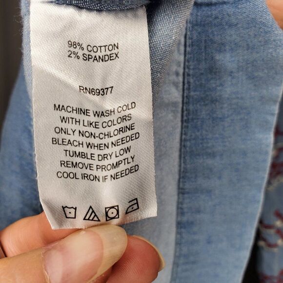 Brooke Shields Timeless Boho Embroidery Tunic Top Size M - Picture 4 of 8